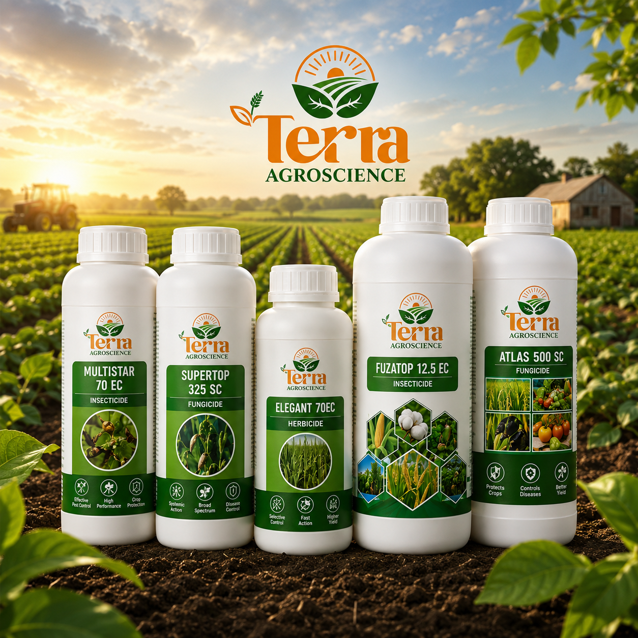 Wide range of Terra Agroscience crop protection products